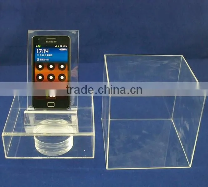 Acrylic Phone Display Cabinet, Plexiglass Cell Phone Stand, Lucite Mobile Phone Holder
