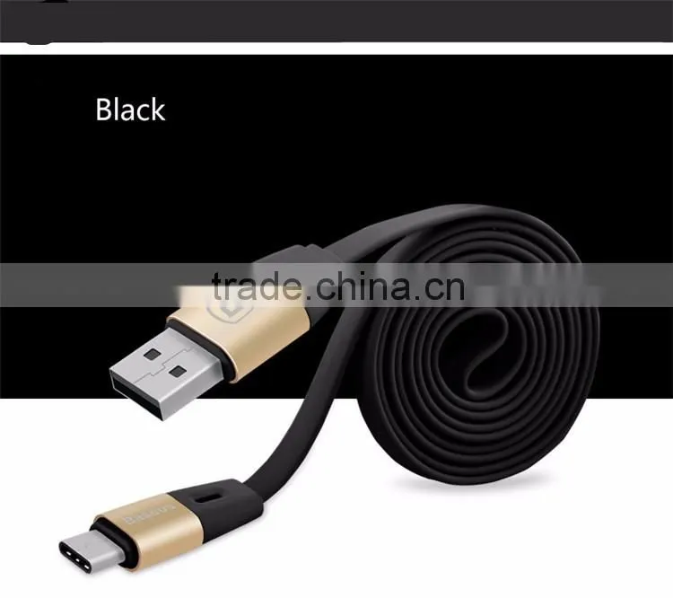 Baseus Original Auto-disconnect Type C Data Cable 2.1A USB Cable Intelligent Control Chip Charging LED Type C Phone Cable Line