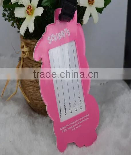 Plastic Soft PVC Luggage Tag ID Card Cover