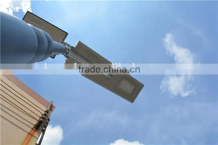 80W All-in-one Solar Powered LED Street Lighting