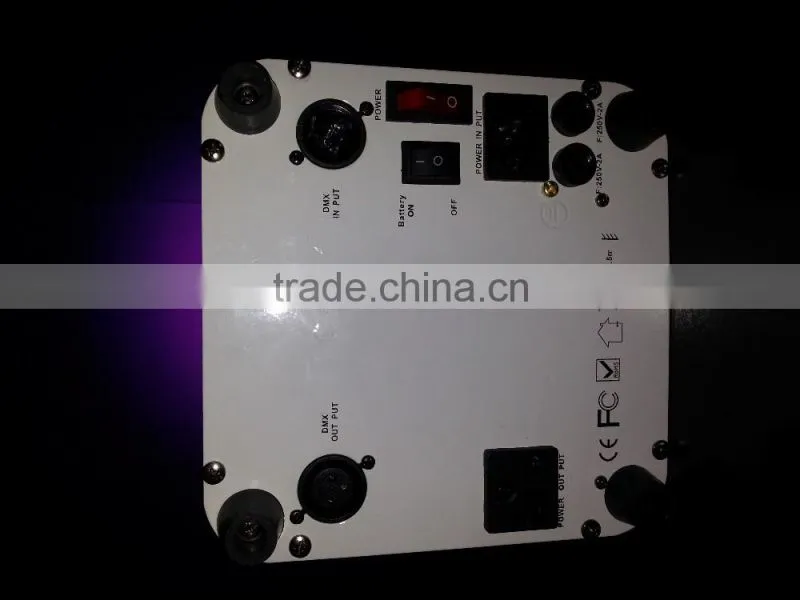 AC-LED W8901 wifi remote controller christmas lights wireless dmx battery operated led flat par light