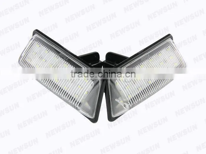 2x Super Bright White ERROR LED License Plate Number Light Lamps For N issan For T EANA 2003-2008