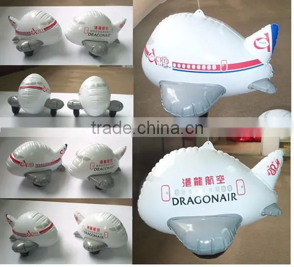 PVC inflatable model airplane toy on sale