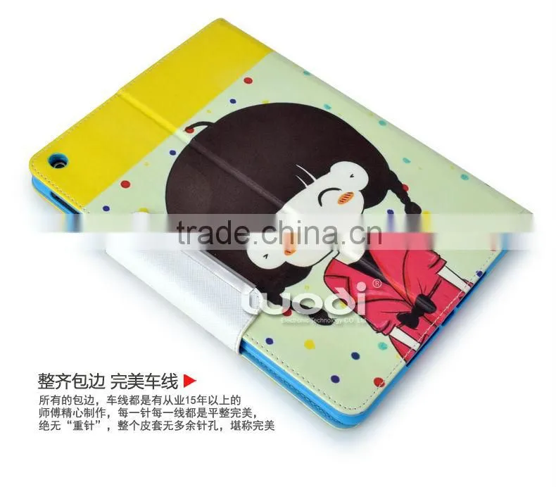 2014 New design belt clip leather case for ipad air tablet case cover for ipad case