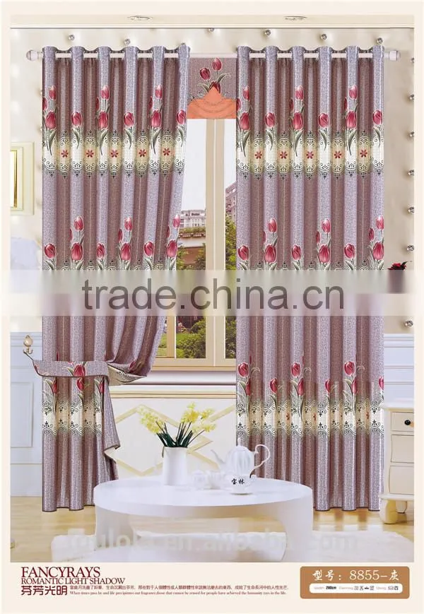 Living room curtain designs fabric curtain