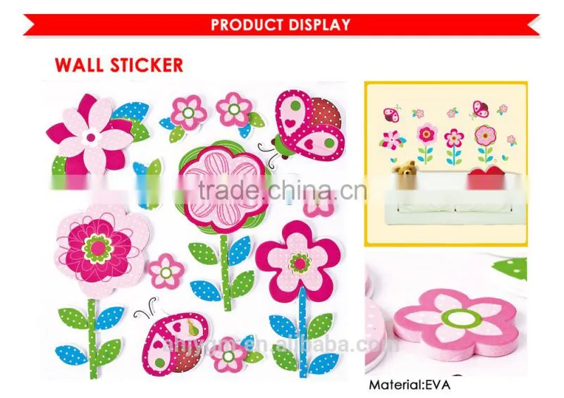 Different Colors EVA Wall Sticker