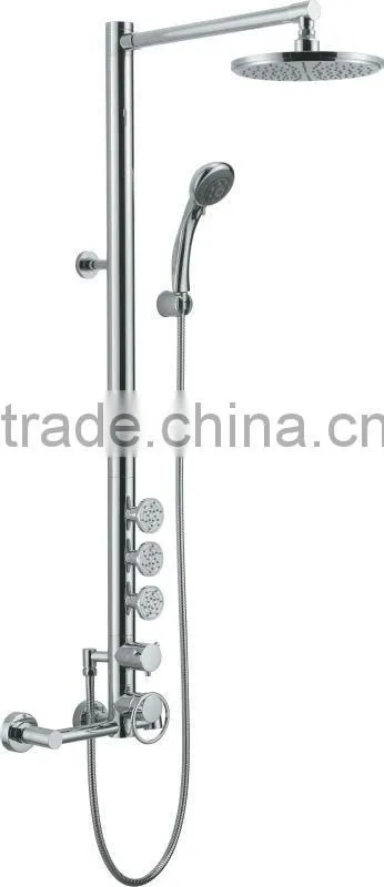 Single new Handle Bath Shower Mixer With Brass Slide Bar casting bath shower