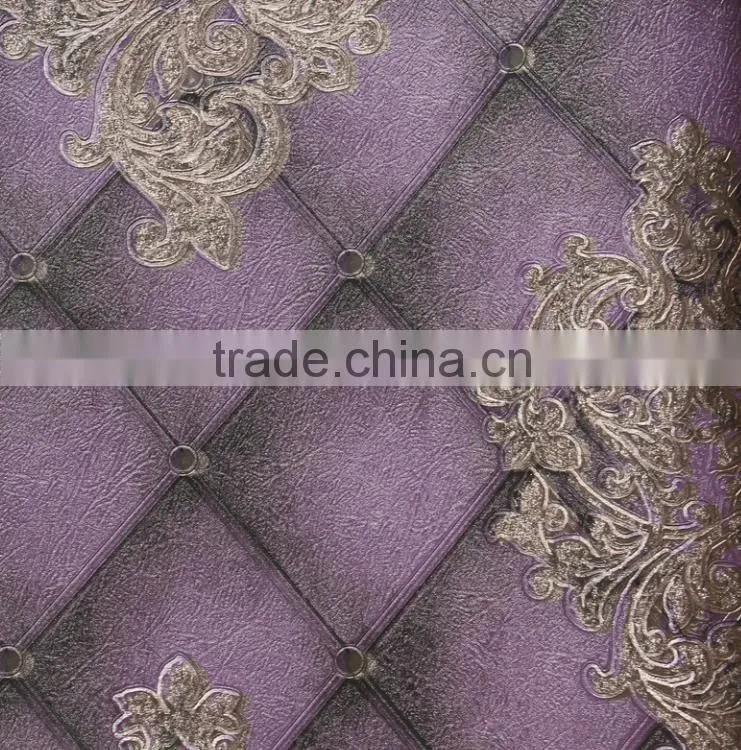 interior washable wallpaper,damask pvc wallpaper,wallpaper from china wholesale