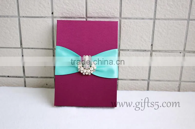 Custom Handmade Luxury Violante wedding invitation boxes
