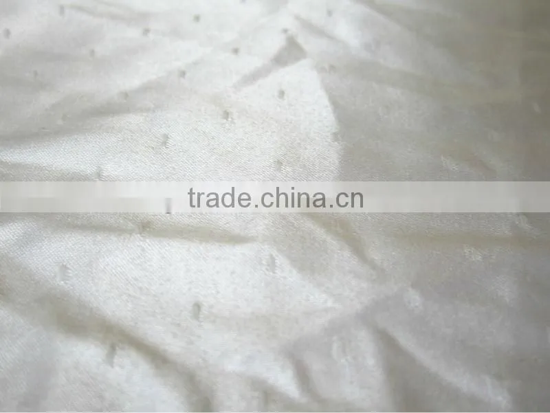 100% polyester jacquard spandex satin fabric for lady dresses