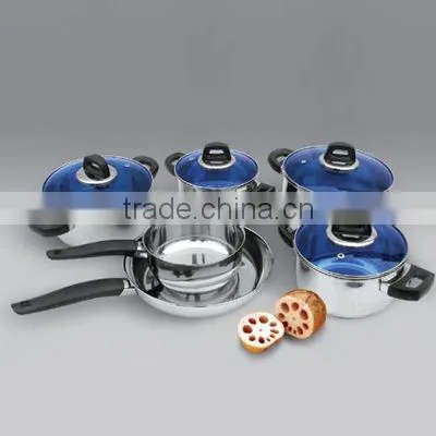 10pcs stainless steel cookware set