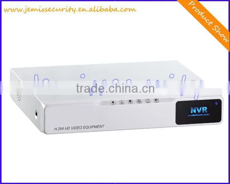 1080p playback 720P IP Camera IR 4ch CCTV NVR Kits (JM-4P-W)