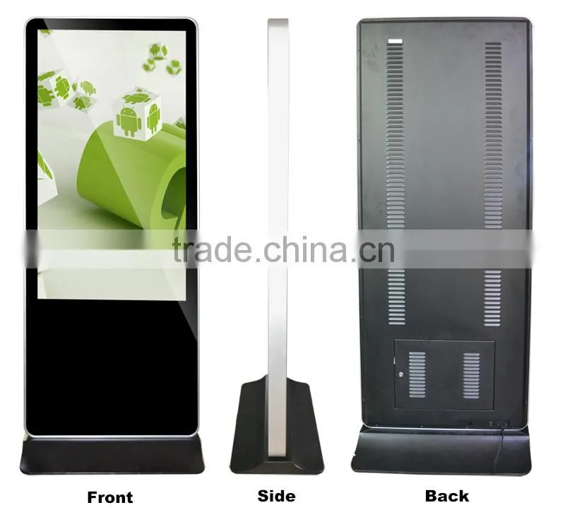 Usb flash drive 1080P floor standingandroid system interactive 46 inch lg tv lcd display panel