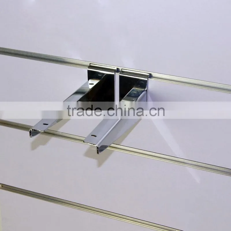 Chrome Iron metal Brackets for heavy shelves
