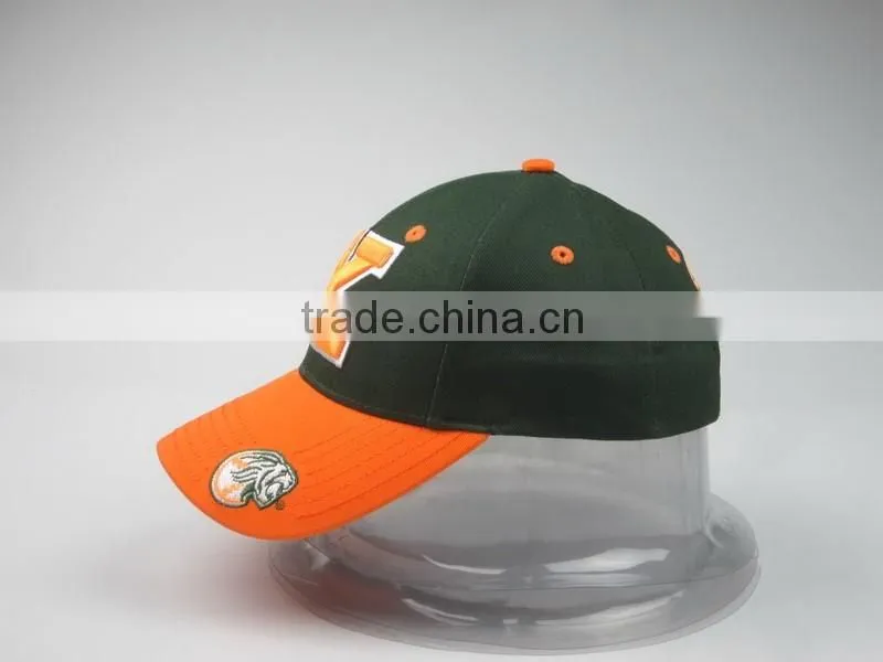 Stylish Adults Size 3D Embroidery Brushed Cotton Twill Baseball Caps with slide closure
