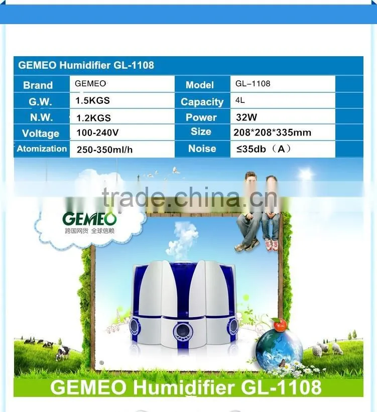 Wholesale night light aromatic oil diffuser GL-1108