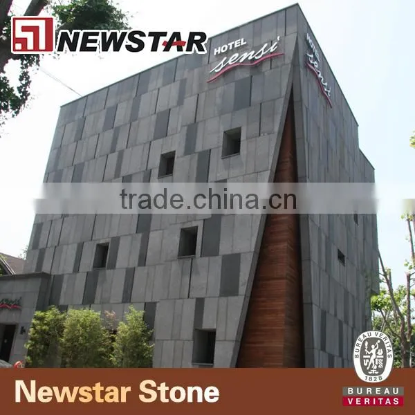 Newstar honed black basalt stone