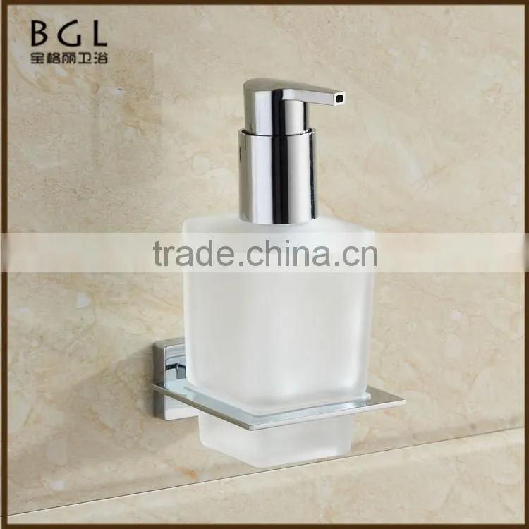 20738A square design wall-mounted zinc alloy soap dispenser bathroom accessories