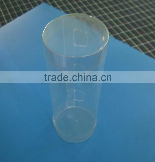 small clear hard plastic tube