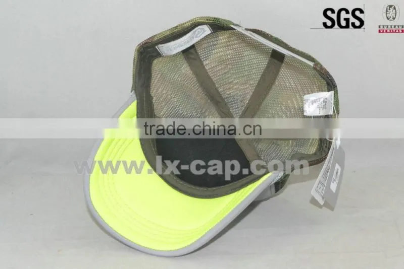5-panel fashion grey foam camp mesh trucker cap/hat