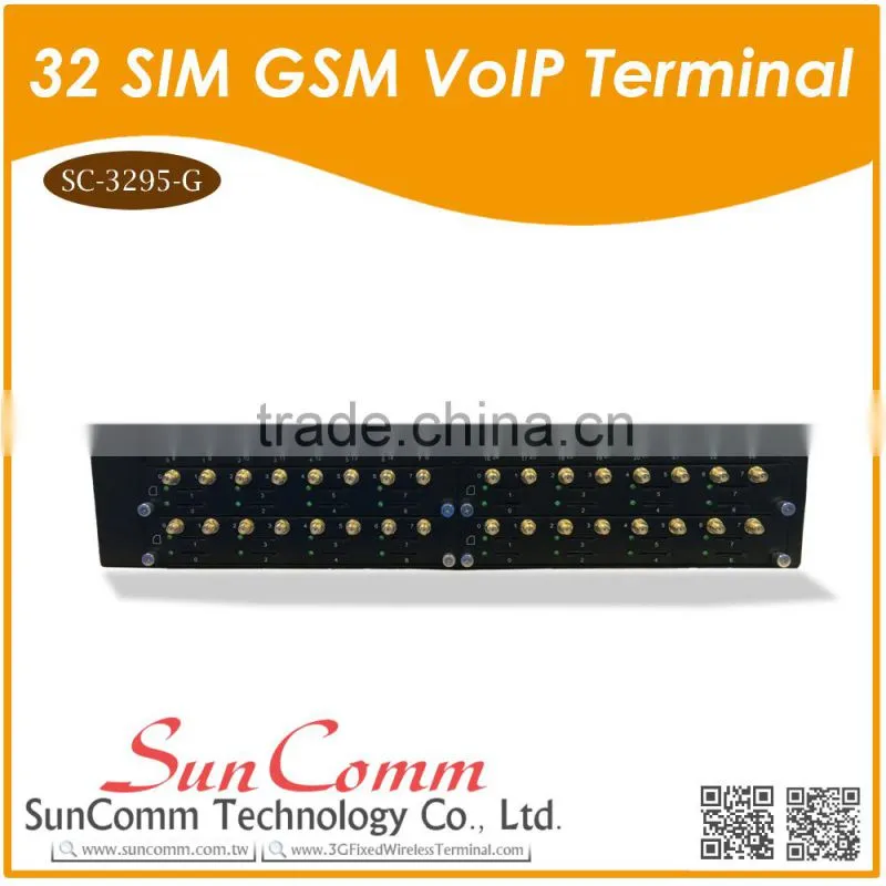 SC-3295-G 32 SIM channels GSM Gateway VoIP device