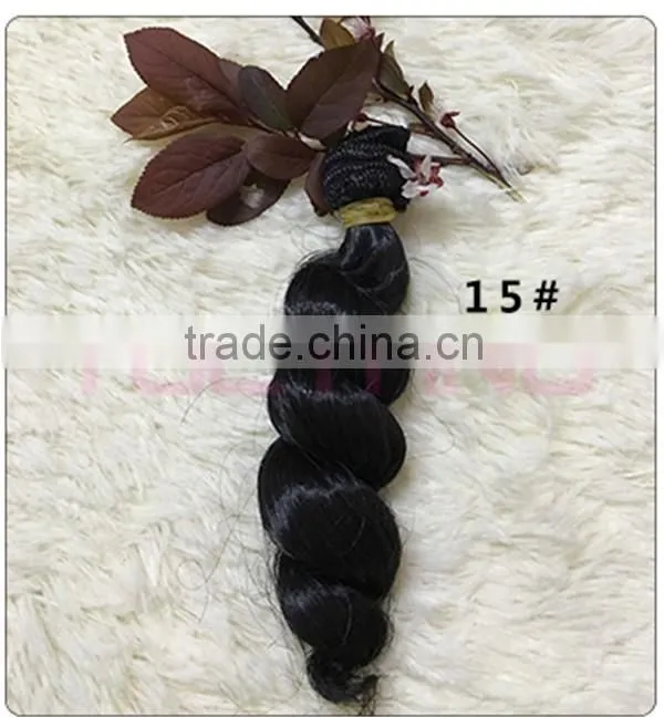 High Temperature Wire Fiber Curly Hair Weft for DIY BJD Doll Hair