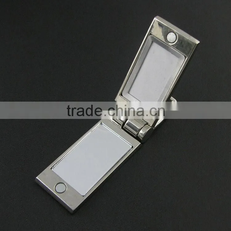 Charming design square photo frame keychain
