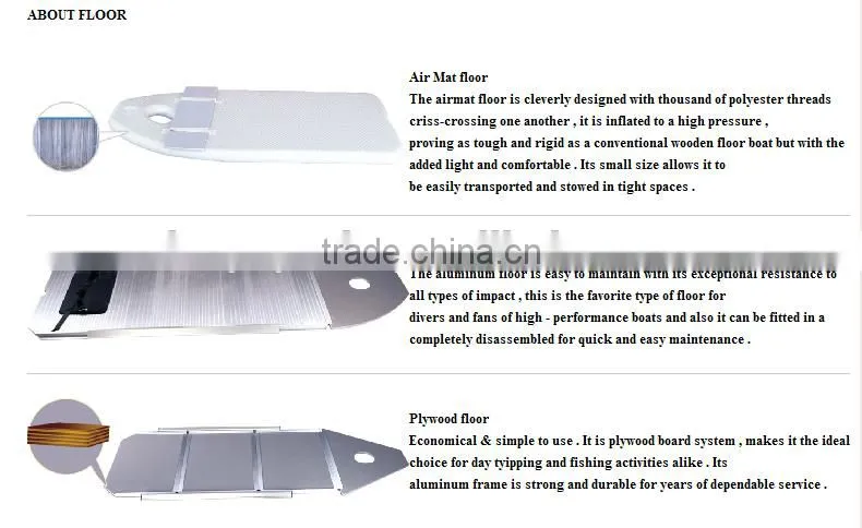 Factory direct inflatable fishing boat inflatable boat for sale