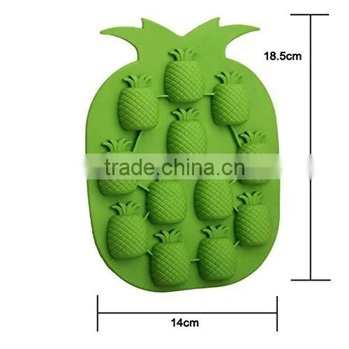 Unique Pineapple Shape Ice Cream Maker Mold Molds Chocolates ice Cube Cubes Drink DIY Party Home