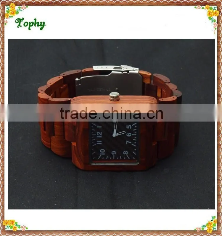 2016 red sandalwood wooden watch men for sales