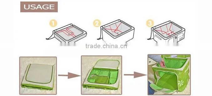 FH-CL0055 DIY home storage used folding portable storage box