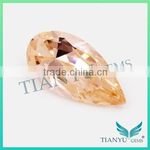 China Wholesale Gems for Jewelry Processing Synthetic #777 Long Pear cut Nano Sital Gemstone Price
