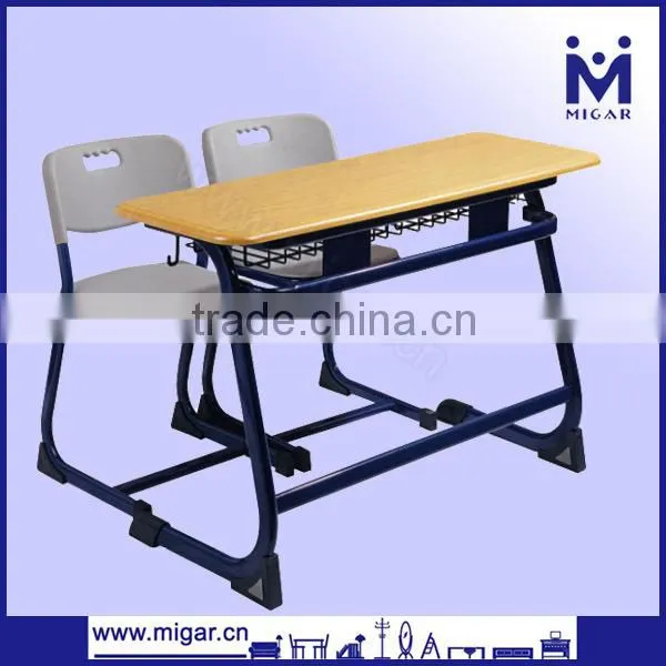 cheap simple hot sale school table and chair set 1 person MG-0201