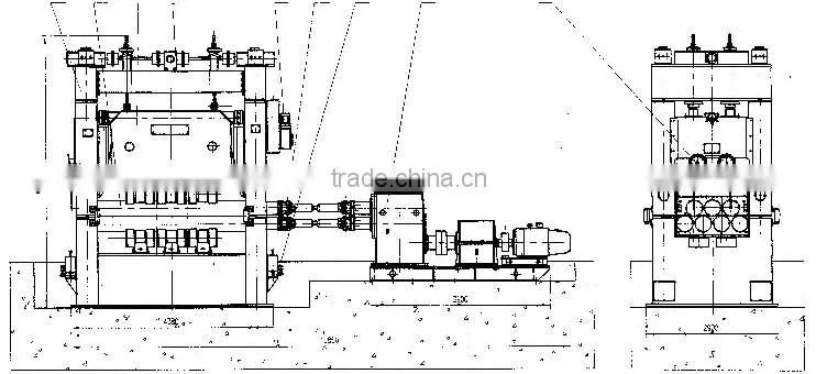 two high straightening machine