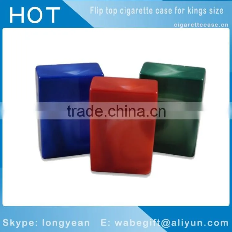 Flip top Cigarette Case box holder use for 20s standard kind size cigarette pack