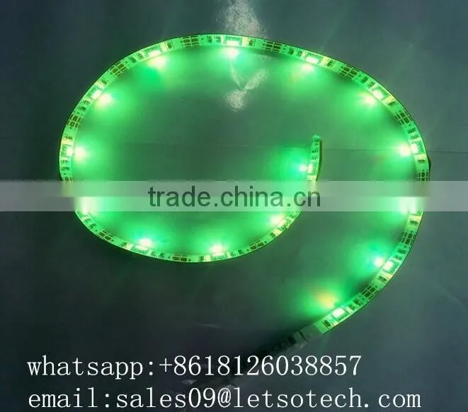 CE RoHS Certification Flex LED Strips Type RGB emitting color smd 5050 5v led strip light with battery box