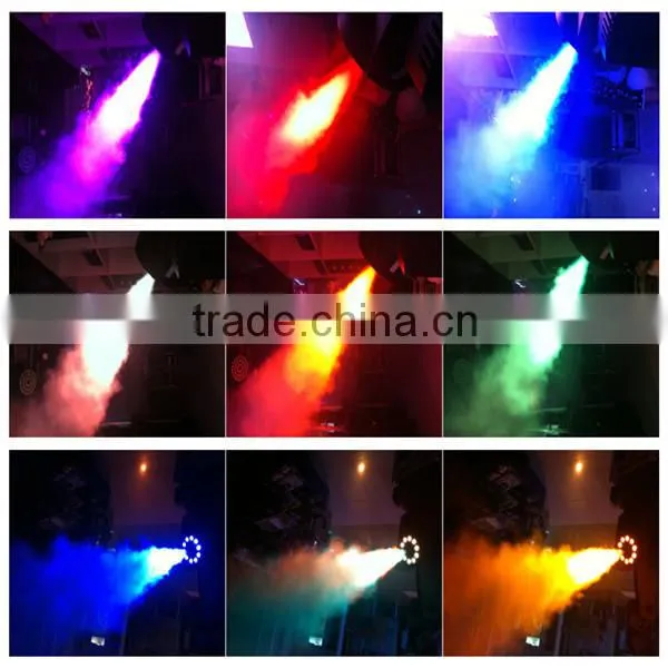 Stage Effect 1500w Fog Machine With 8*10W RGB Machine Party Hazer DMX Smoke Machine LED