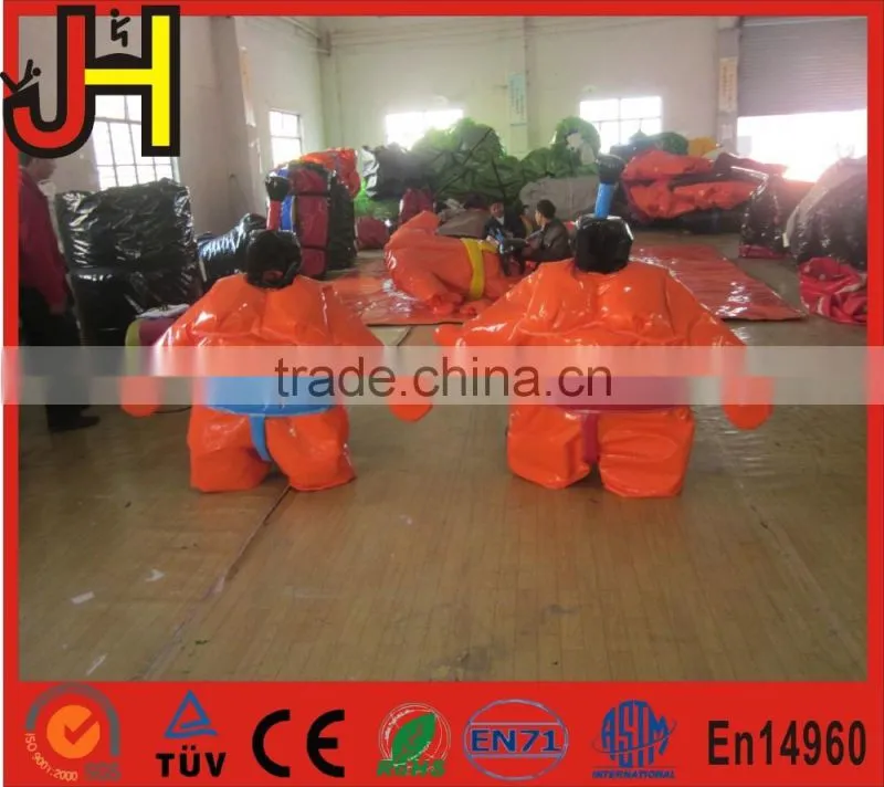 High quality sumo suits for kids, fighting inflatable sumo suits, adults inflatable sumo wrestling