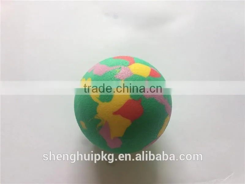 Hot sell cheap colorful eva foam ball toy gun eva ball promotional eva ball for kids playing