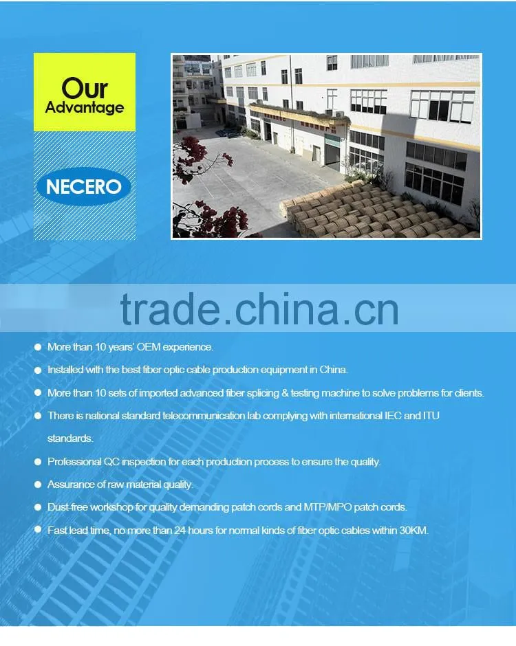 GYTA outdoor 48 core single mode fiber optic cable