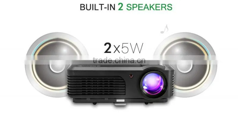 LCD Prpjector with 4200 Lumens LED Display for Smartphone DVD HDMI