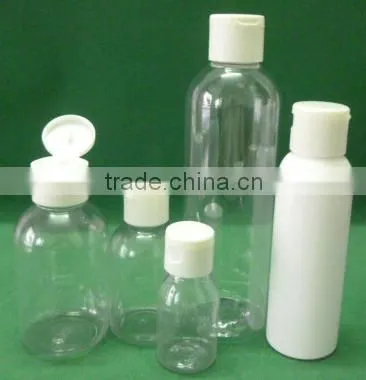 60ml,100ml,250ml,500ml plastic colorful PET dropper bottle with flip top cap for cosmetic