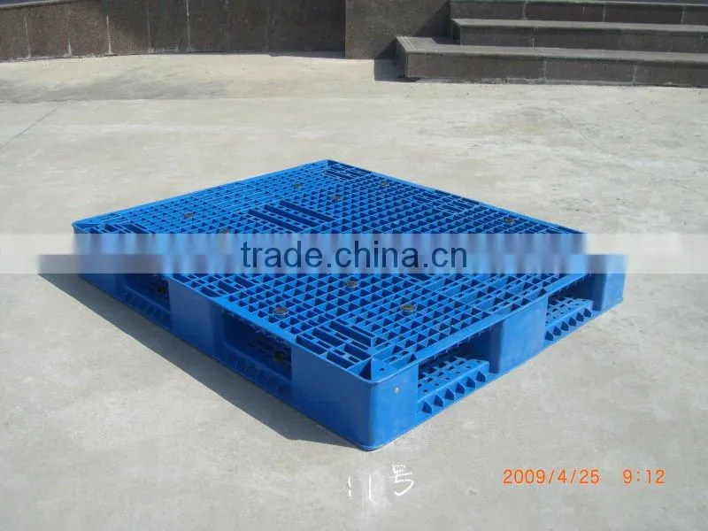 Single faced gridding strengthen plastic pallet type A