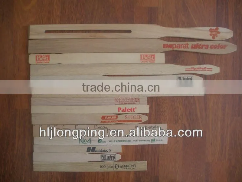 leading factory stocked 12'' wood paint stir sticks