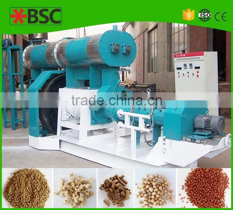 Dry and Wet Type fish feed making machine for India