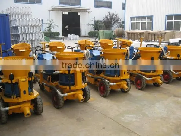 High efficiency concrete spraying machine for sale/wet concrete spraying machine/concrete pump and spray machine