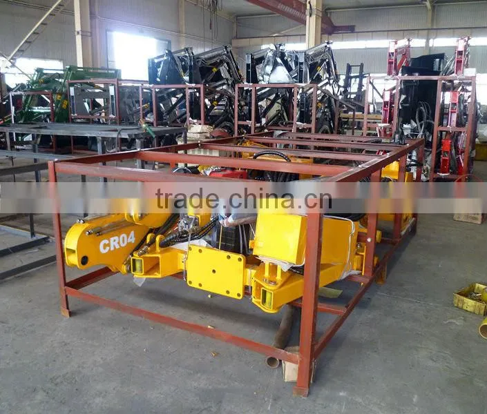 1T log loader with trailer