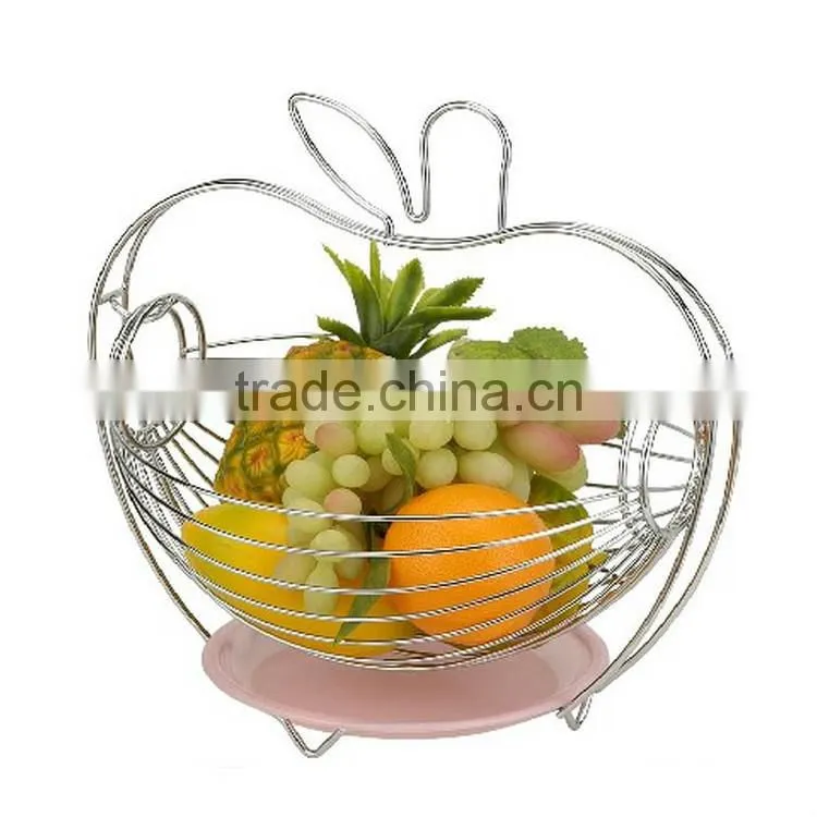 Round Stainless Steel Fruit Wire Basket