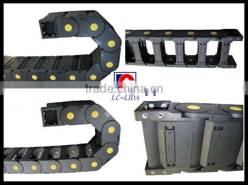 LX80 cable and hose plastic drag chain
