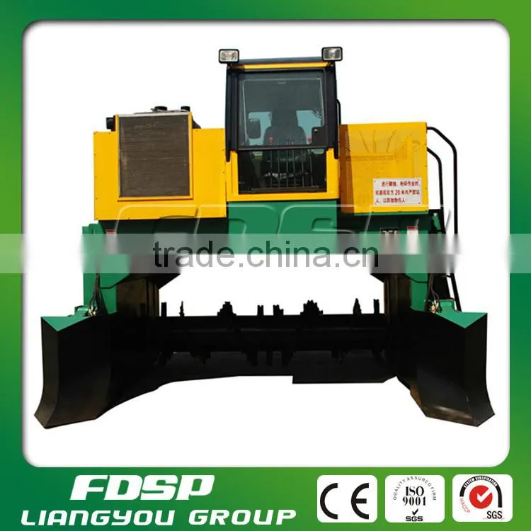 Pig dairy animal manure compost machine turning machine for Aerobic fermentation